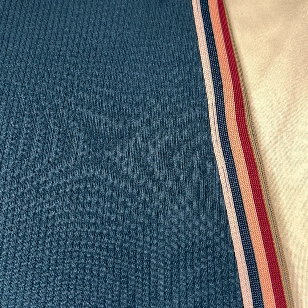 Epic Threads Girls Salem Blue Long Sleeve V-Neck Side Stripe Dress Size XL - Picture 4 of 10